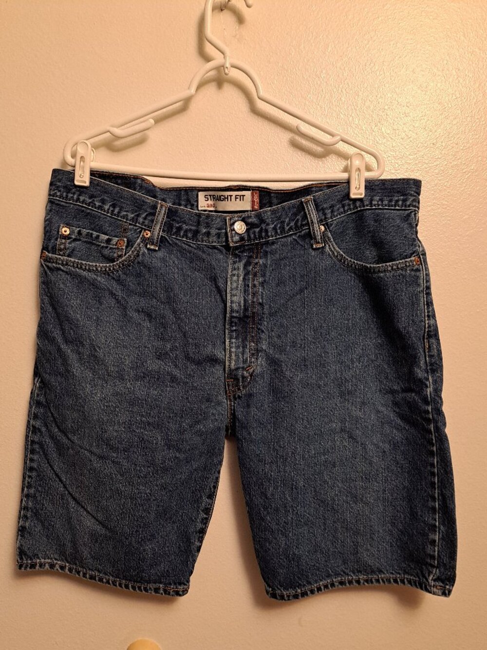 Levi's Men's 505 Straight Fit Denim Jean Shorts - Picture 3 of 7